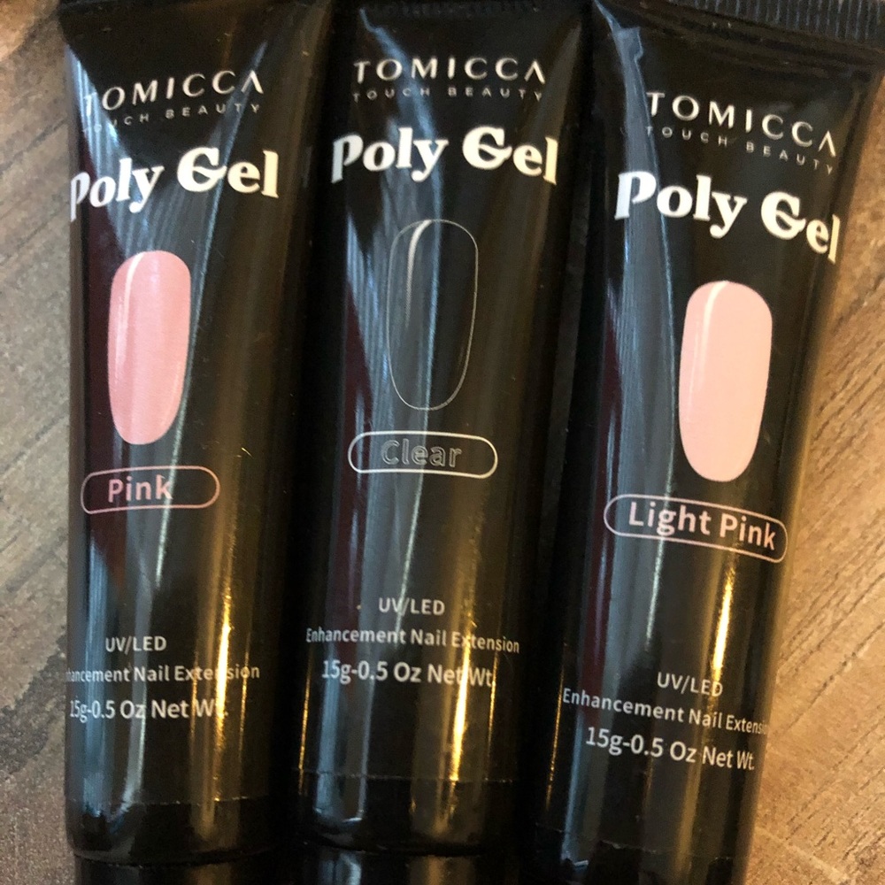 Polygel lot of 3